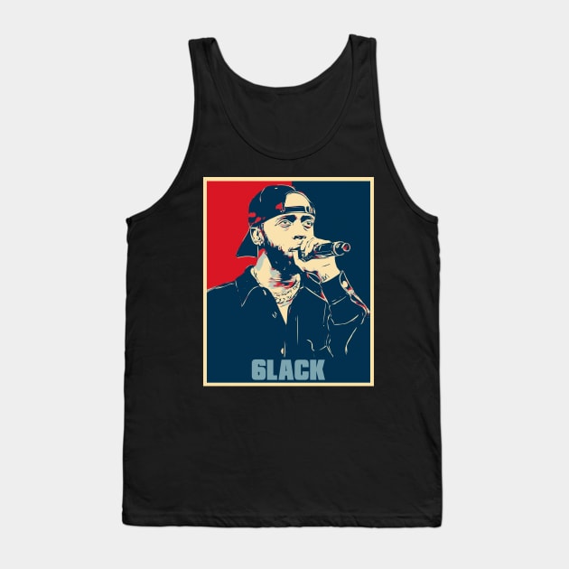 6lack Hip Hop Hope Poster Art Tank Top by Odd Even